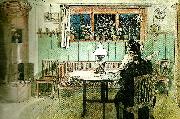 Carl Larsson mammas och smaflickornas rum painting